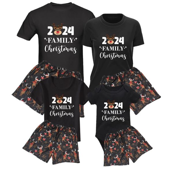 Family Christmas Reindeer Matching Outfits | Personalised