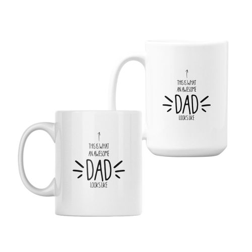 Awesome Dad | Father's Day | Custom Printed Mugs | 330ML Size | 440ML Size