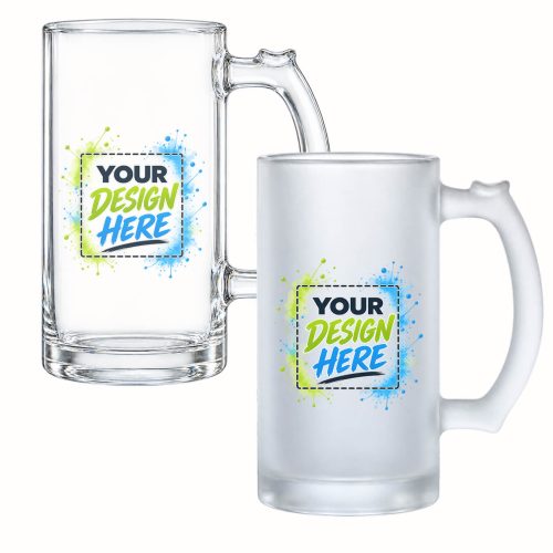 Custom Beer Mug 480ML | Design Your Own | Upload Your Own Image