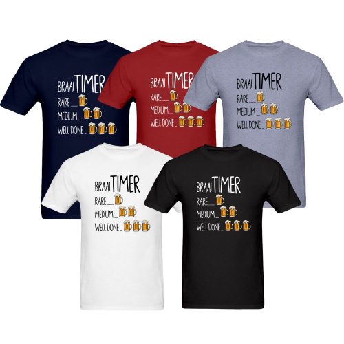 Braai Timer | Braai T-Shirts | Braai Day | Mens T-Shirt