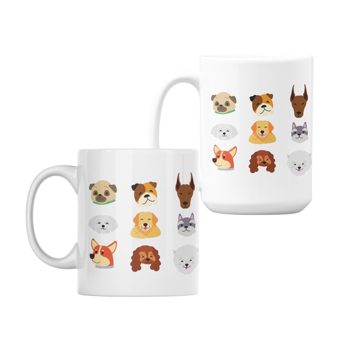 Pawsitively Adorable | Pet Family | Custom Printed Mugs | 330ML Size | 440ML Size
