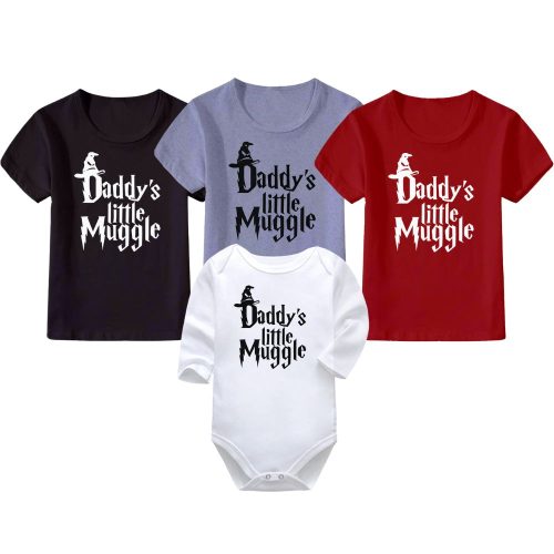 Daddy's Little Muggle | Harry Potter | Fantasy | Father's Day | Baby Vest Bodysuit Onesie | Kids T-Shirt