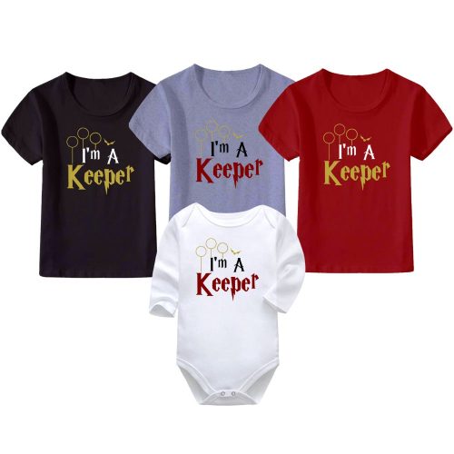 I'm A Keeper | Harry Potter | Fantasy | Baby Vest Bodysuit Onesie | Kids T-Shirt