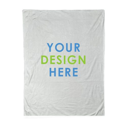 Add Your Own Design | Custom Printed | Upload Your Own Image | Polyester Fleece Blanket 76x102cm