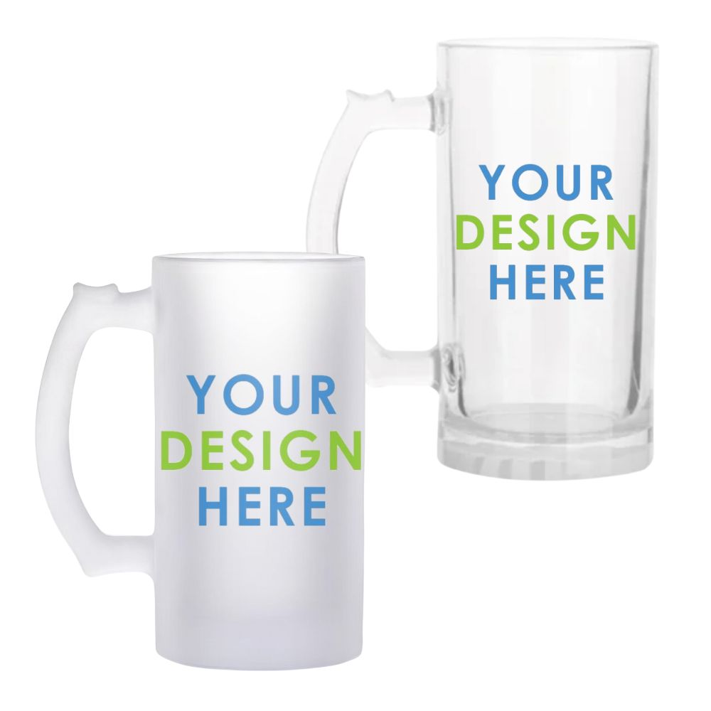 Custom Beer Mug 480ML | Design Your Own | Upload Your Own Image