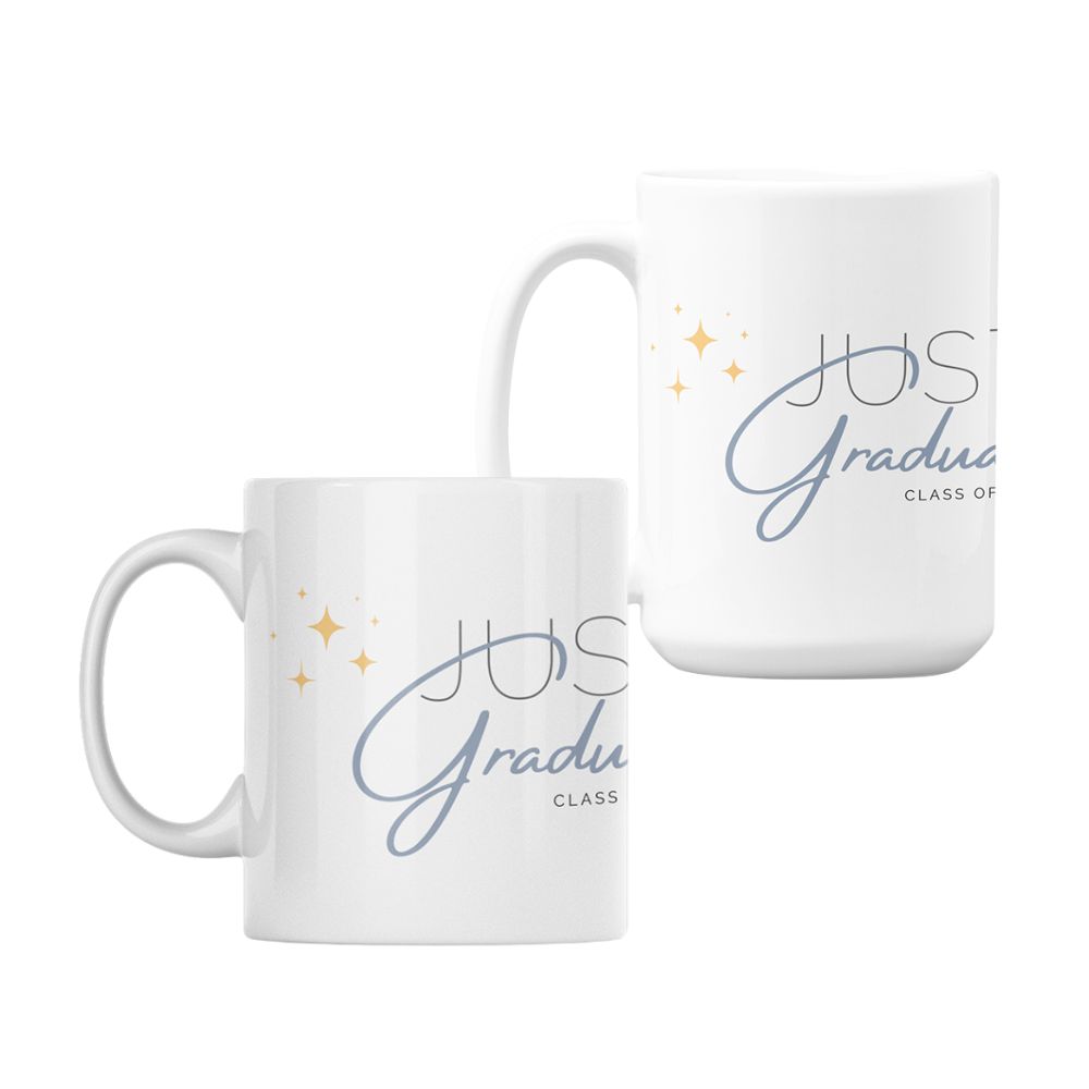 Just Graduated | Graduation | Custom Printed Mugs | 330ML Size | 440ML Size