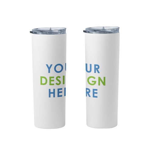 Skinny Tumbler Double Wall Stainless Steel Thermal Travel Mug | Design Your Own | Custom Printed | 600ML
