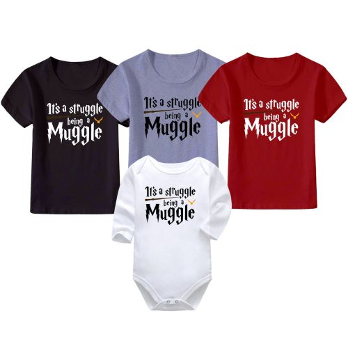 It's A Struggle Being A Muggle | Harry Potter | Baby Vest Bodysuit Onesie | Kids T-Shirt