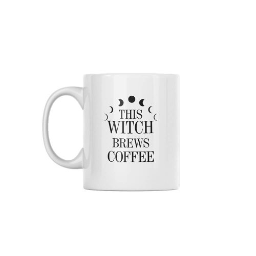 This Witch Brews Coffee  | Halloween | Custom Printed Mugs | 330ML Size