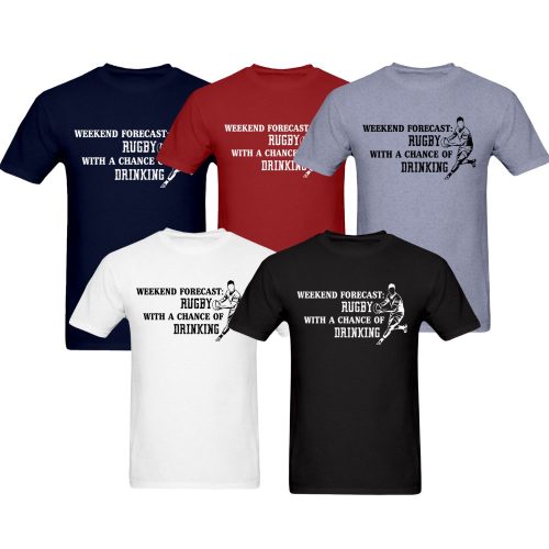 Weekend Forecast | Rugby T-Shirts | Mens T-Shirt