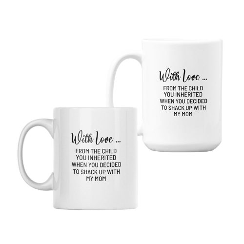 With Love | Adult Humour | Father's Day | Custom Printed Mugs | 330ML Size | 440ML Size