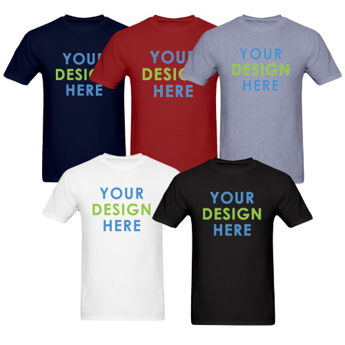 Add Your Own Design | Custom Printed | Upload Your Own Image | Adult T-Shirt