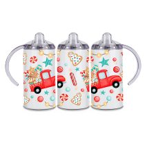 Christmas 12oz Sippy Cup Mockup
