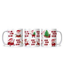 HoHoHo Santa Pattern Mock Up