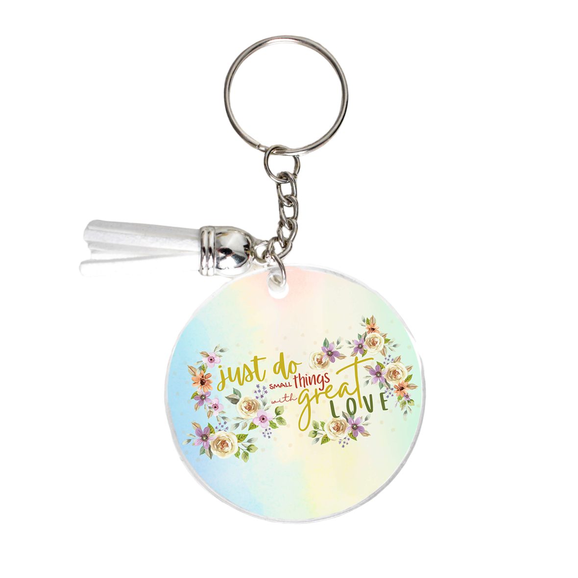 Just Do Small Things Acrylic Keychain