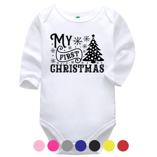 My First Christmas | Christmas | Baby Vest Bodysuit Onesie