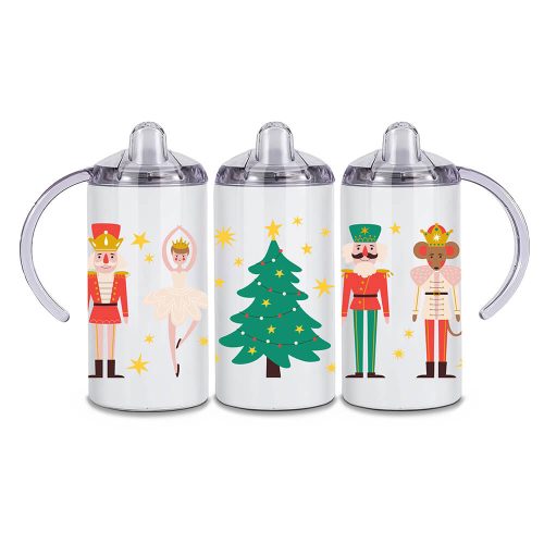 Nutcracker | Christmas | Double Wall Stainless Steel Thermal Sippy Cup | 360ML Size