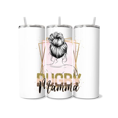 Rugby Mamma | Afrikaans | Sport | Double Wall Stainless Steel Thermal Travel Mug | 900ML Size