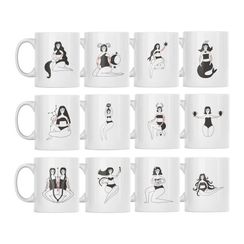 Zodiac Signs | Astrology | Custom Printed Mugs | 330ML Size
