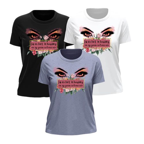 Ja Ek Het 'N Houding | Afrikaans | Ladies T-Shirt