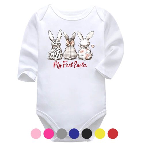 Vintage My First Easter | Easter | My First | Baby Vest Bodysuit Onesie