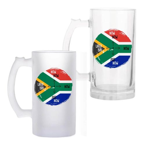 South African Time | Heritage Day | Humorous | Beer Mug | 480ML Size