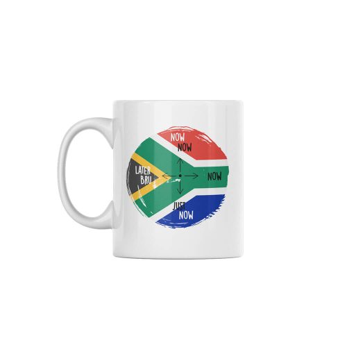 South African Time | Proudly South African | Custom Printed Mugs | 330ML Size
