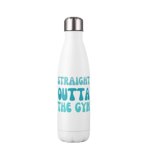 Straight Outta The Gym | Gym | Double Wall Stainless Steel Thermal Bottle | 750ML Size