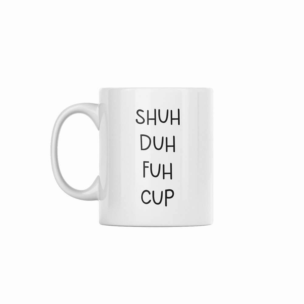 STFU | Adult Humour | Custom Printed Mugs | 330ML Size