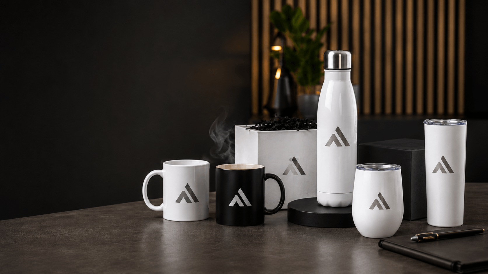 Branded Mugs, Tumblers and Drinkware