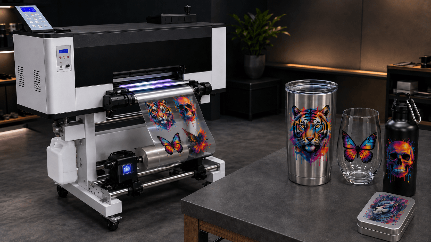Premium UV-DTF Stickers for Hard Surfaces