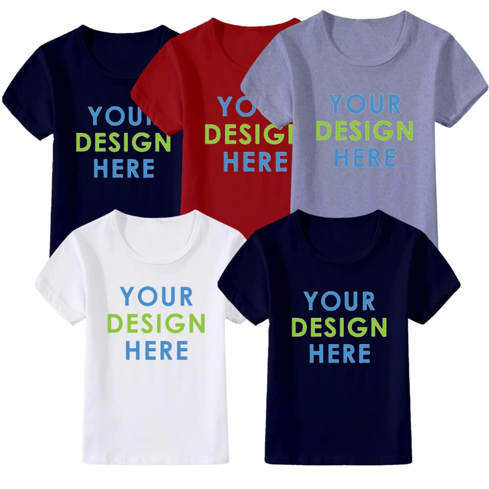Add Your Own Design | Custom Printed | Upload Your Own Image | Kids T-Shirt