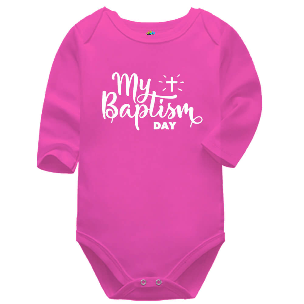 My Baptism Day | Christian | Baptism | Baby Vest Bodysuit Onesie - Image 15