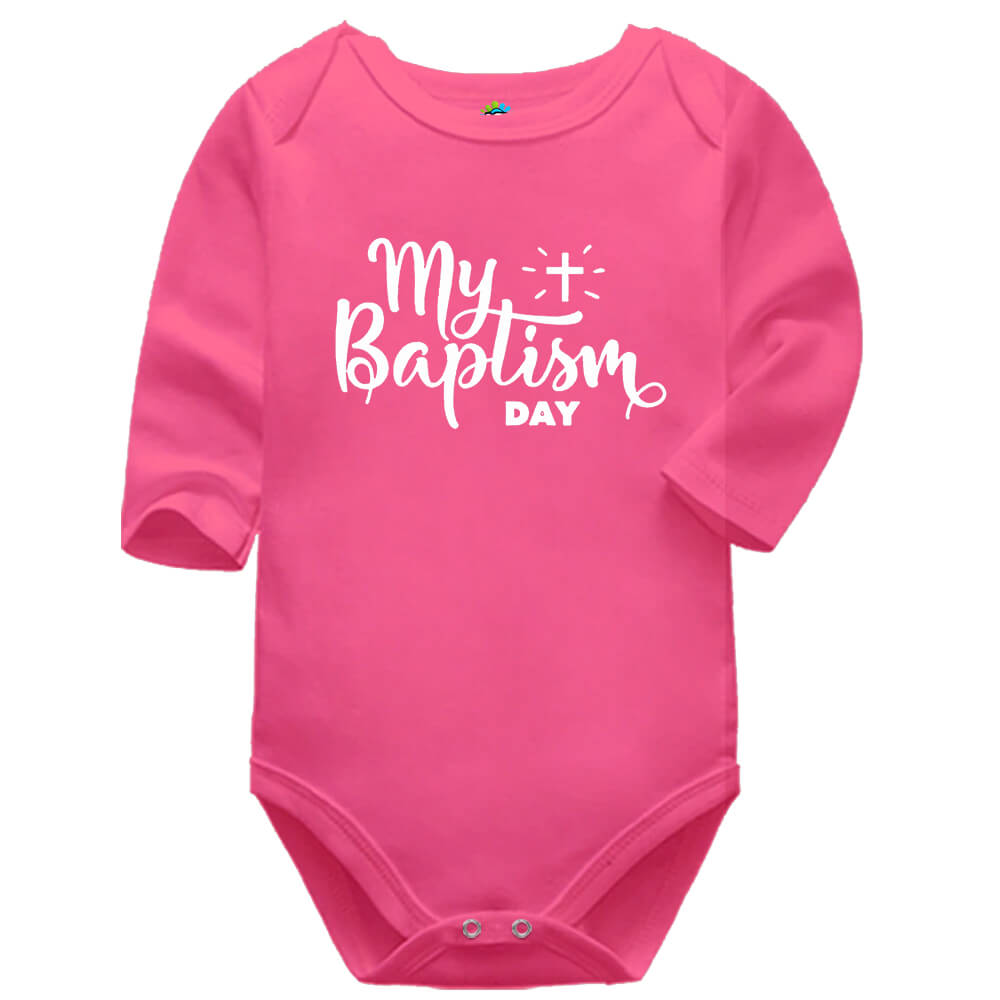 My Baptism Day | Christian | Baptism | Baby Vest Bodysuit Onesie - Image 13
