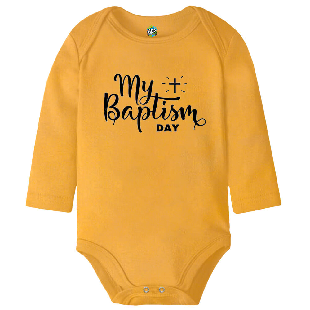 My Baptism Day | Christian | Baptism | Baby Vest Bodysuit Onesie - Image 9