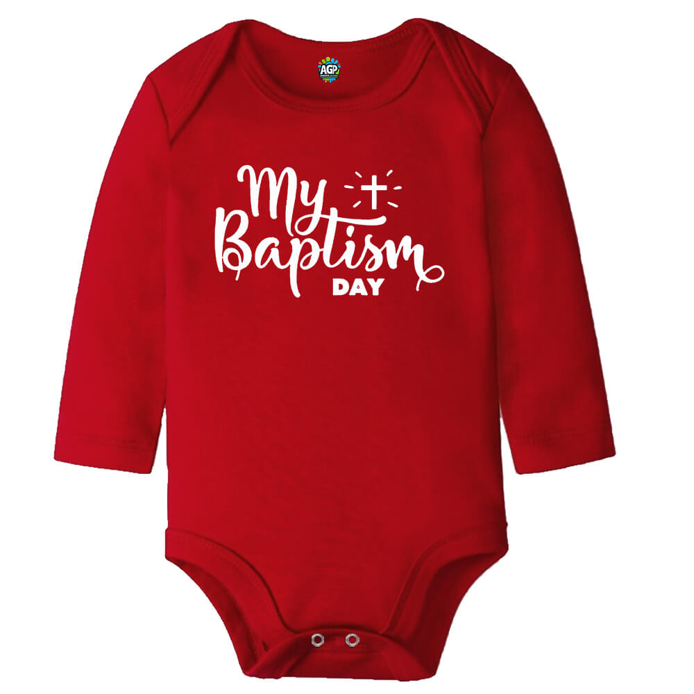 My Baptism Day | Christian | Baptism | Baby Vest Bodysuit Onesie - Image 3