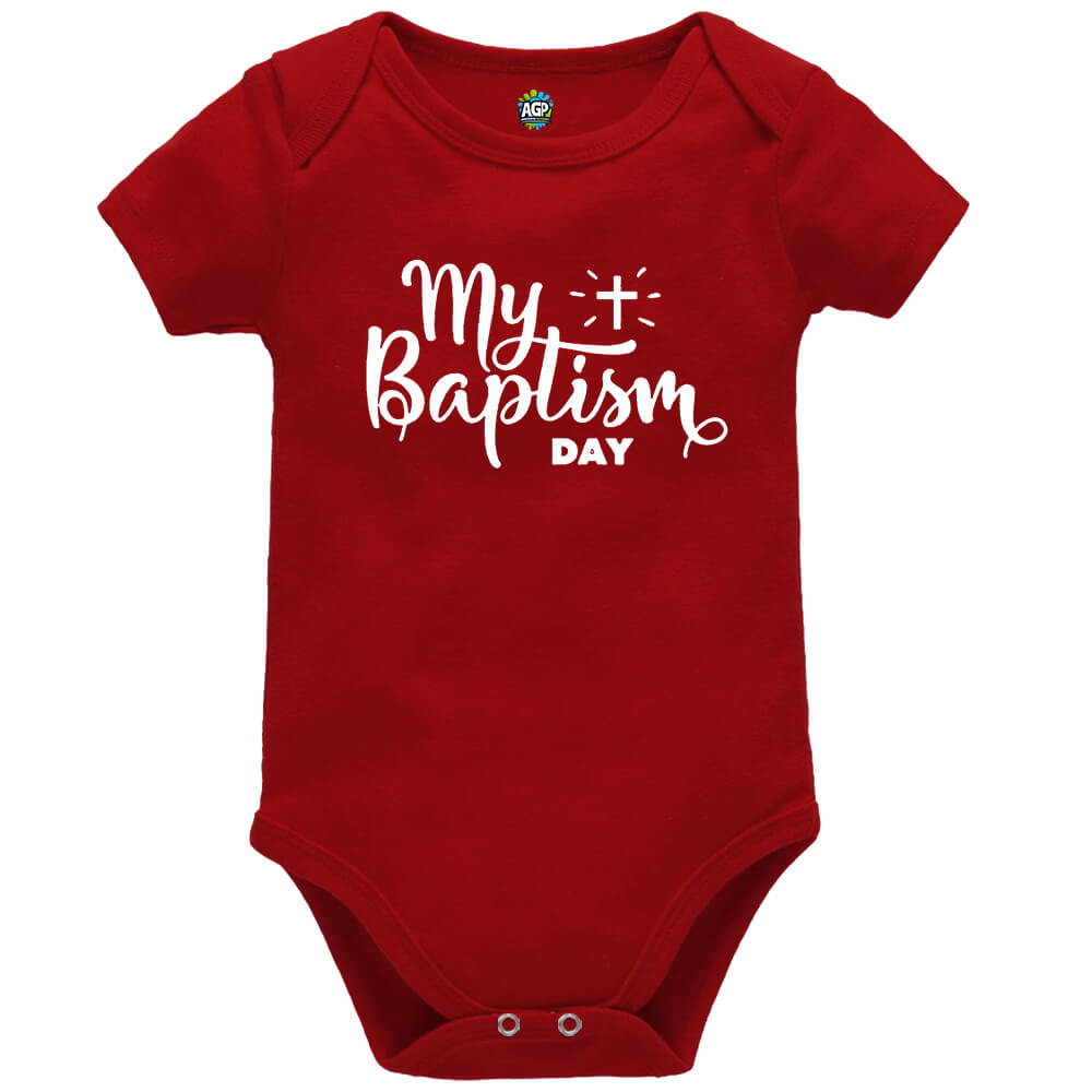 My Baptism Day | Christian | Baptism | Baby Vest Bodysuit Onesie - Image 2