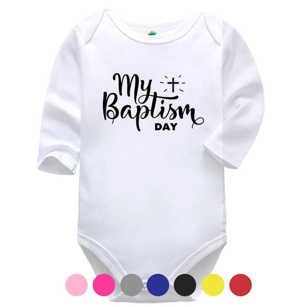 My Baptism Day | Christian | Baptism | Baby Vest Bodysuit Onesie