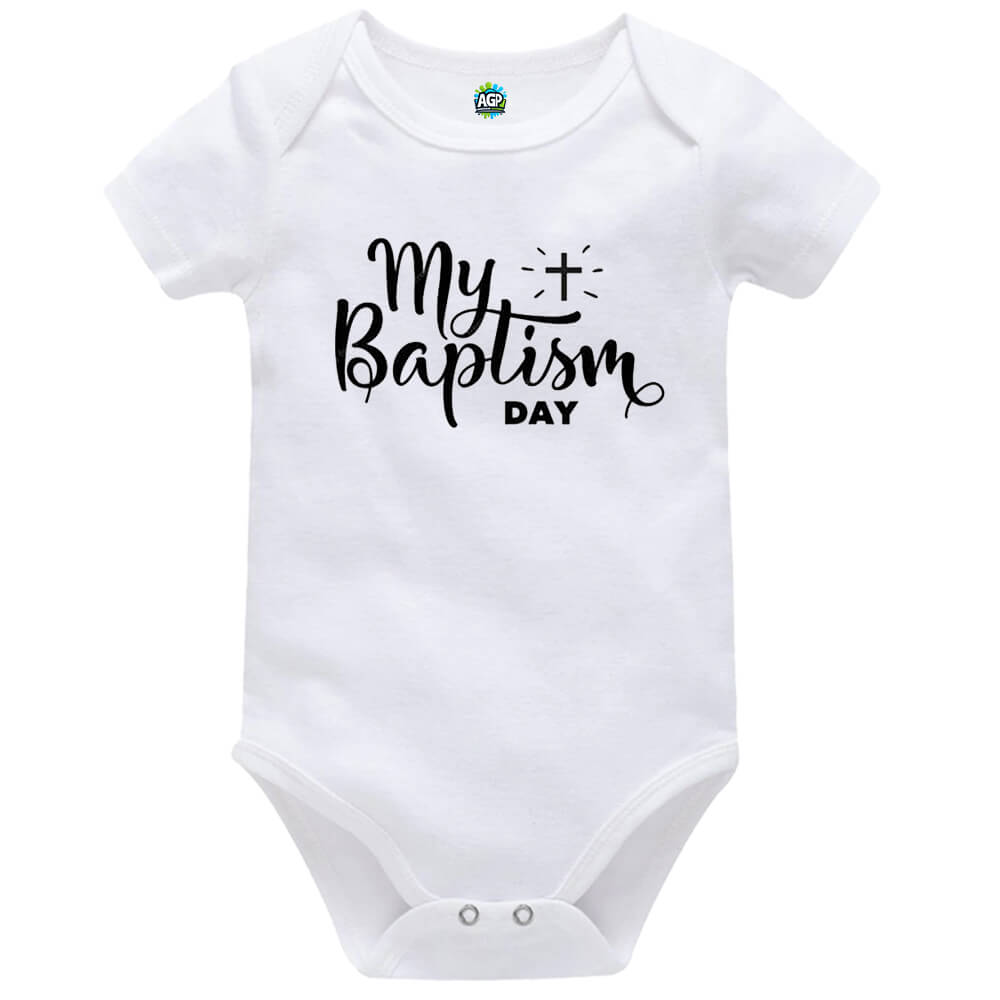 My Baptism Day | Christian | Baptism | Baby Vest Bodysuit Onesie - Image 4