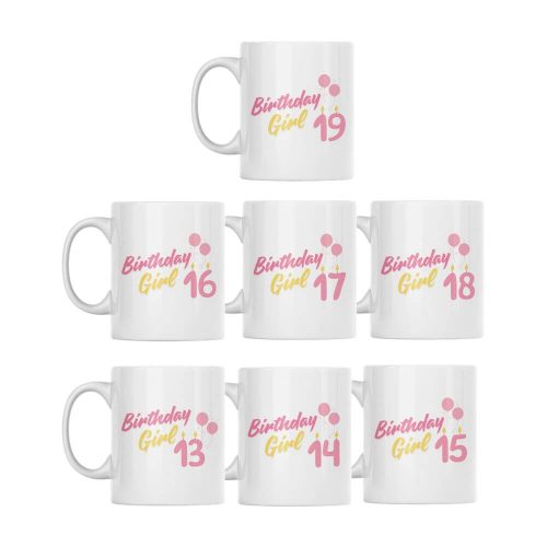 Birthday Girl | Birthday | Custom Printed Mugs | 330ML Size