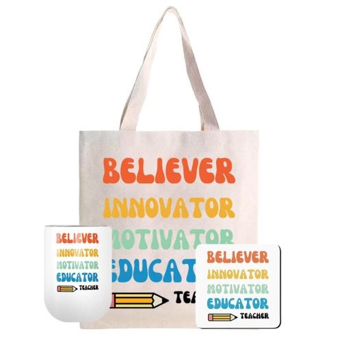Believer, Innovator, Motivator, Educator | Teacher Appreciation | Teacher | Gift Sets