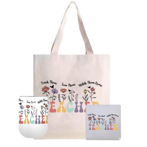 Teach Them, Love Them, Watch Them Grow | Teacher Appreciation | Teacher | Gift Sets